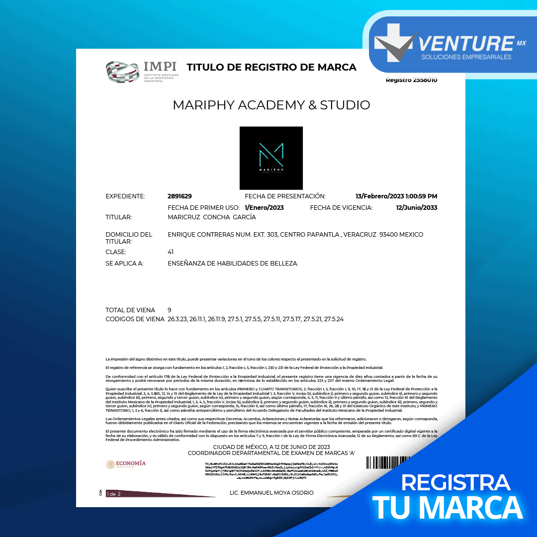 TITULOS DE MARCA_MARIPHY