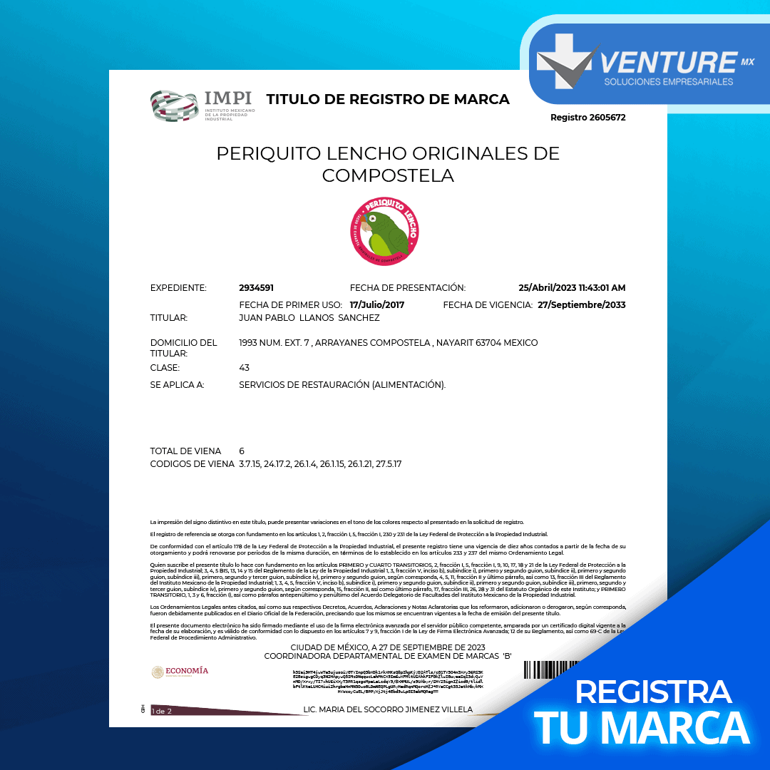TITULOS DE MARCA_Periquito Lencho